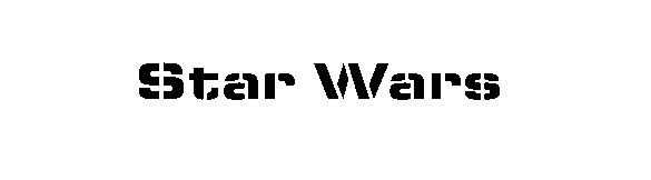 Star Wars Font